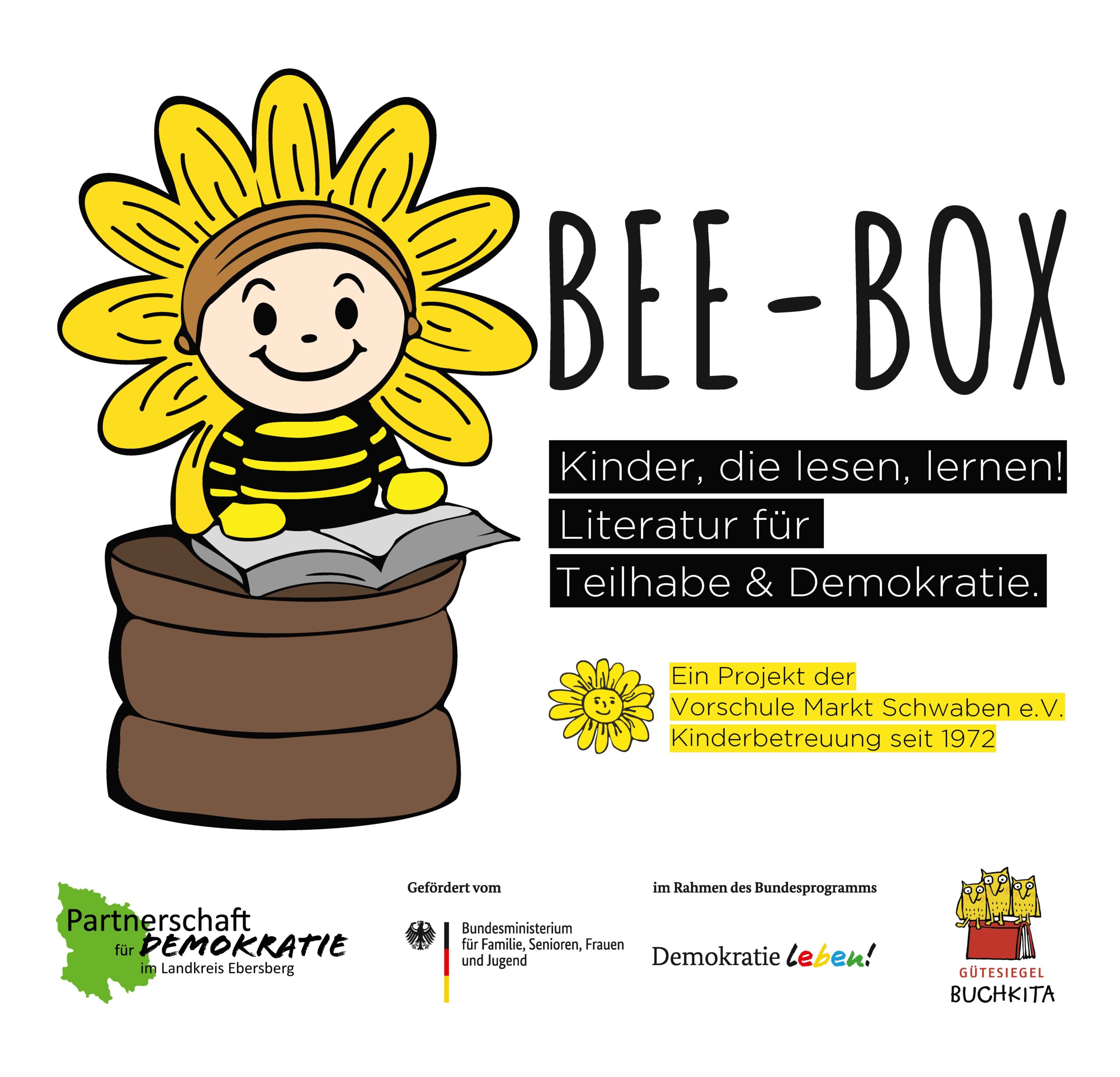 Bee Box kostenlose Bücherkisten für Kitas im Landkreis Ebersberg